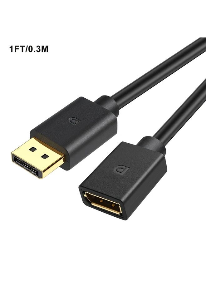 1 قدم كابل تمديد DisplayPort مطلي بالذهب لشاشات الألعاب وإعدادات الشاشات المتعددة - Image 4