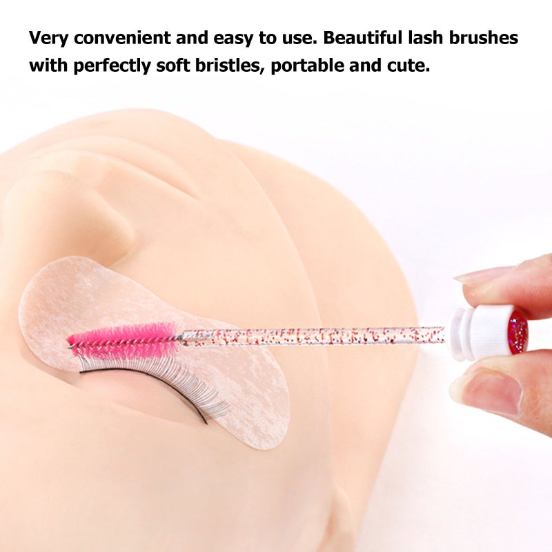 1PC Eyelash Mascara Brush Lashes Makeup Brushes Wands Applicator Makeup Kits with Cap - Image 3