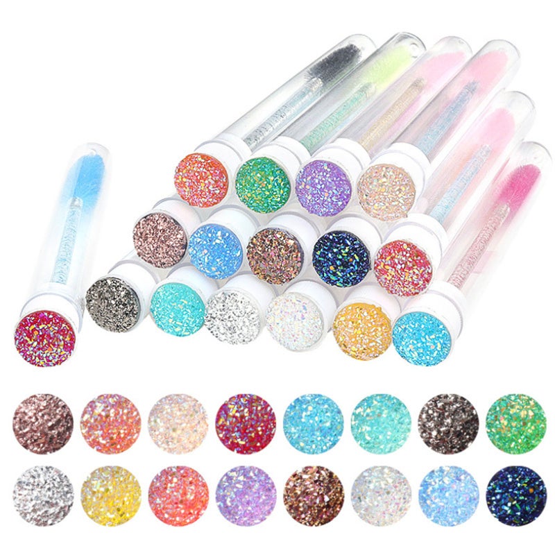 1PC Eyelash Mascara Brush Lashes Makeup Brushes Wands Applicator Makeup Kits with Cap - Image 2