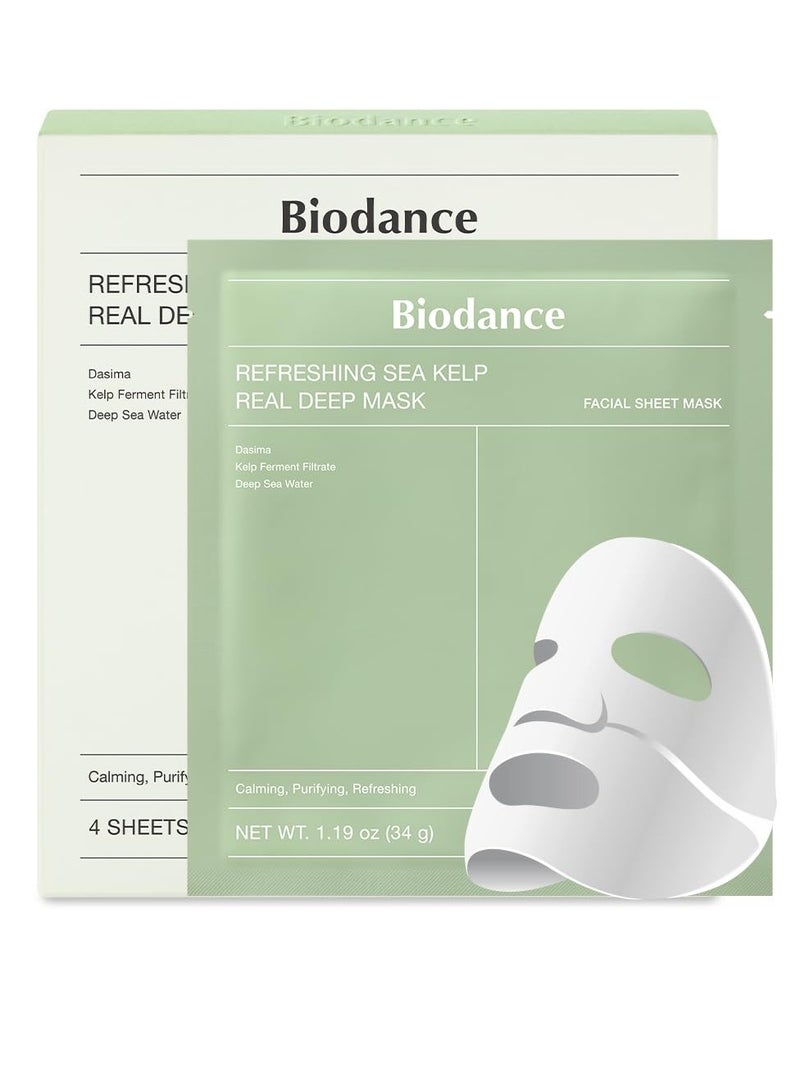 BIODANCE Refreshing Sea kelp Real Deep Mask | 4ea