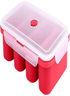 Silicone Soup Cube Food Freezing Container Molds with Lid 4 Cubes for Sauce Meal Red , Silicone Freezer Tray, Food Freezing Molds, Freezer Container Molds - pzsku/ZAAE805035831AFD3B210Z/45/_/1737431686/ec870444-5f04-46ed-8c43-aba28679e214