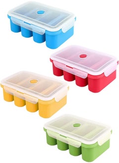 Silicone Soup Cube Food Freezing Container Molds with Lid 4 Cubes for Sauce Meal Red , Silicone Freezer Tray, Food Freezing Molds, Freezer Container Molds - pzsku/ZAAE805035831AFD3B210Z/45/_/1737431690/cfea8649-93b6-47e4-b65a-b020a9bde421