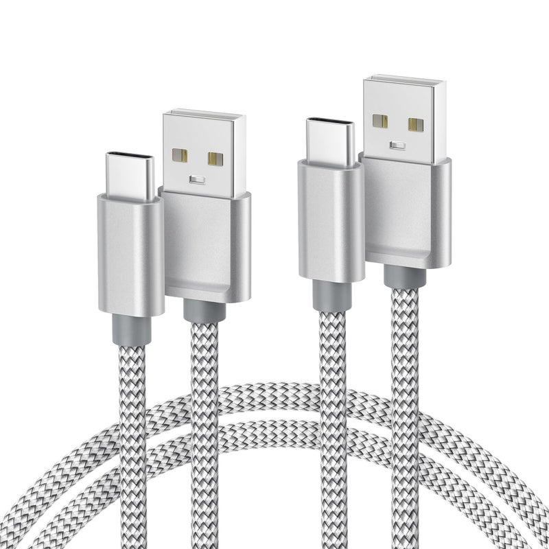 Basesailor for iPhone 17 16 Pro Max Charger Cord,USB to USB C Cable 6.6FT/2Pack,Type C Charging Power Cord for Apple 15 iPad 10 Air 4 5,Samsung Galaxy S25 S24 S23 S22 Plus Ultra,A52 A53 A54,Pixel 9 8 - Image 1