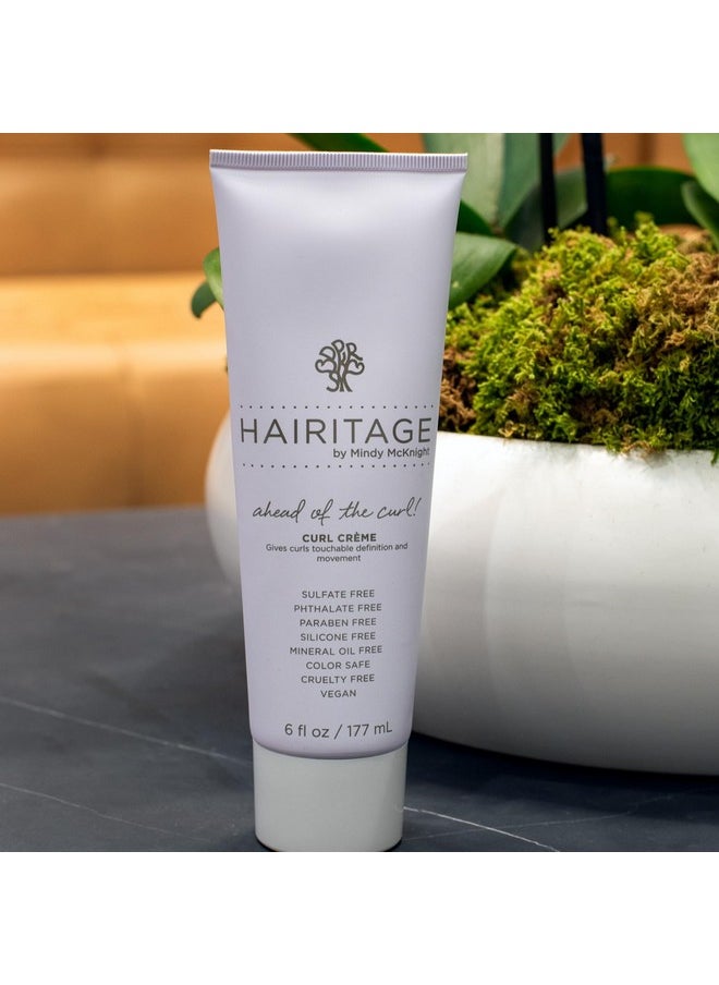 Hairitage Hairitage Hydrating Curl Cream with Jojoba Oil for Hair - Coily + Curly Hair Product - Curl Defining Cream for Frizz Control - Gives Curls Bounce - Color Safe, Vegan, 6 oz.  - Image 3