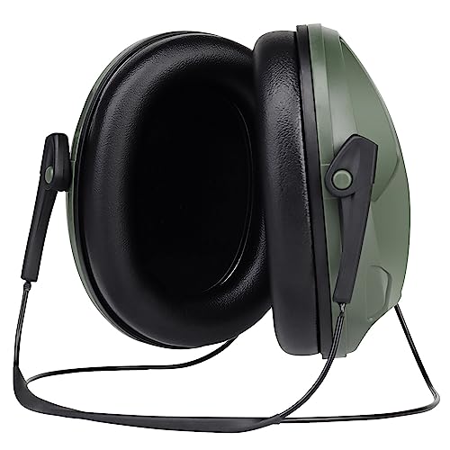 Aoutacc سماعات أذن تكتيكية AOUTACC، سماعات رأس مزودة بإلغاء الضوضاء مثبتة من الخلف، حماية أذن أثناء الرماية للألعاب التكتيكية، مواقع البناء، الصيد - أخضر - Image 1