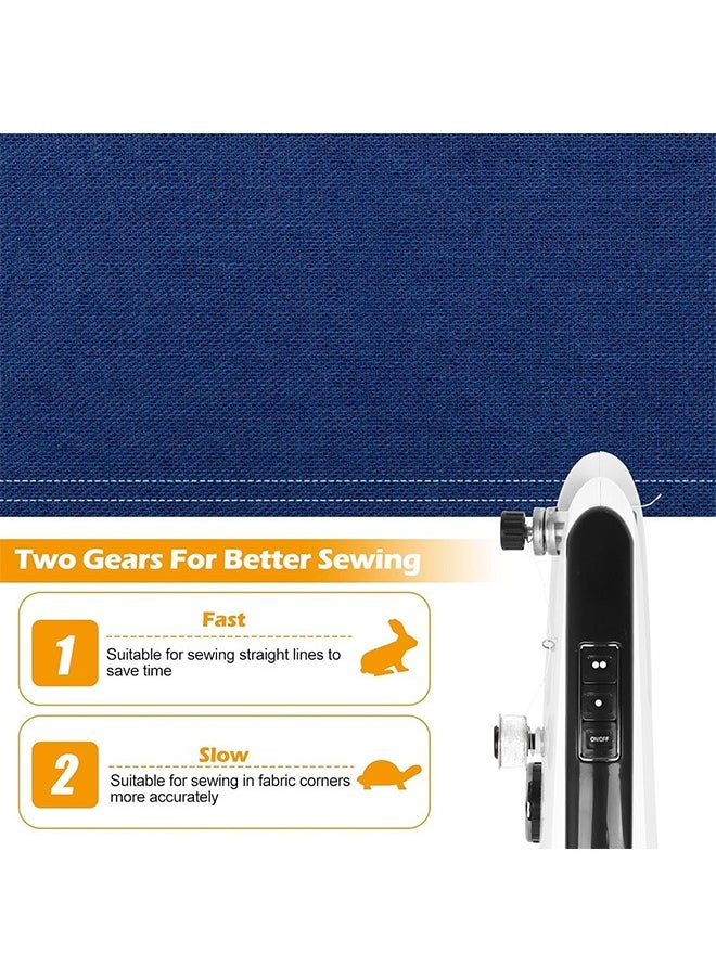 Garlo Handheld Sewing Machine, Mini Sewing Machine, Battery Operated Stitching Machine with USB Cable, Easy to Use and Fast Stitch Electric Sewing Machine for Beginners, Suitable for DIY, Home, Travel  - Image 4