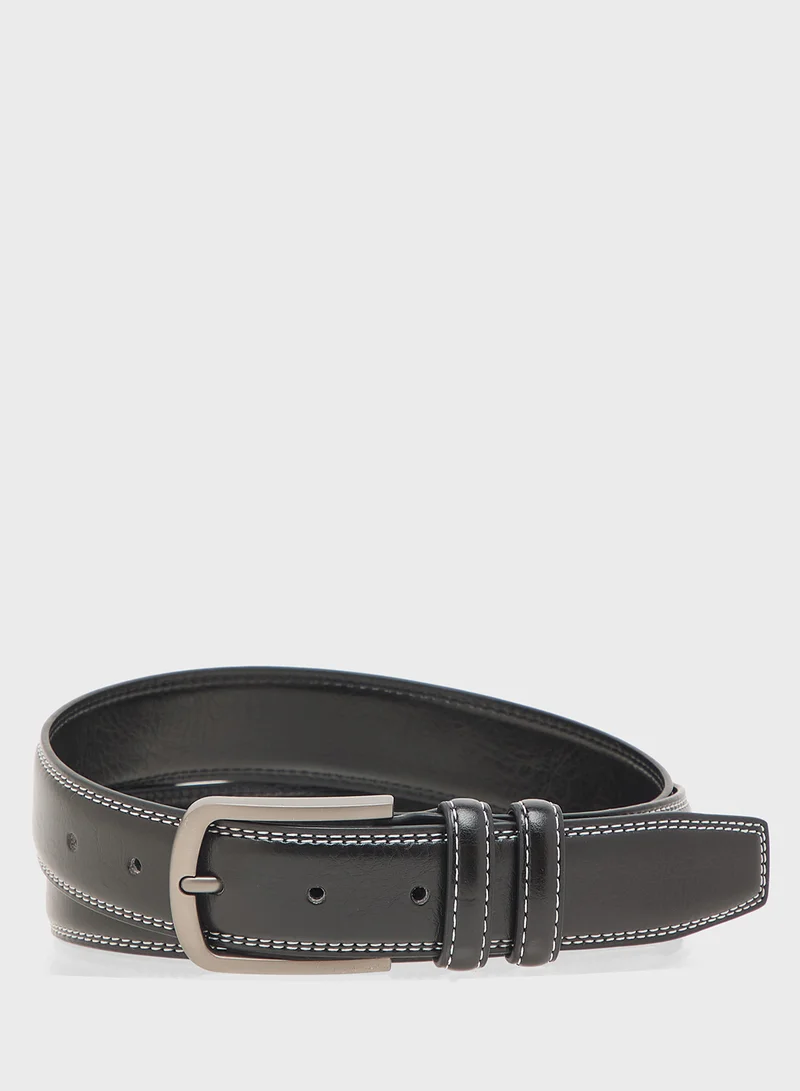 Robert Wood Genuine Leather Formal Belt