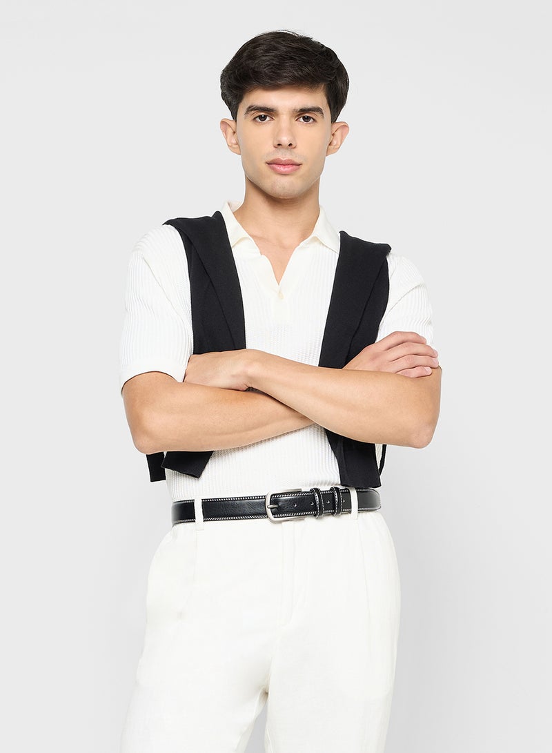 Robert Wood Genuine Leather Formal Belt - Image 4