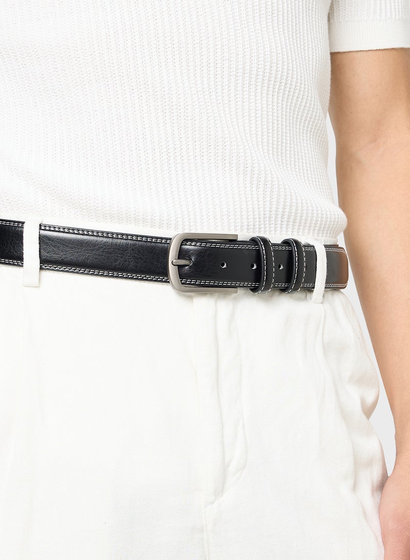 Robert Wood Genuine Leather Formal Belt - Image 5