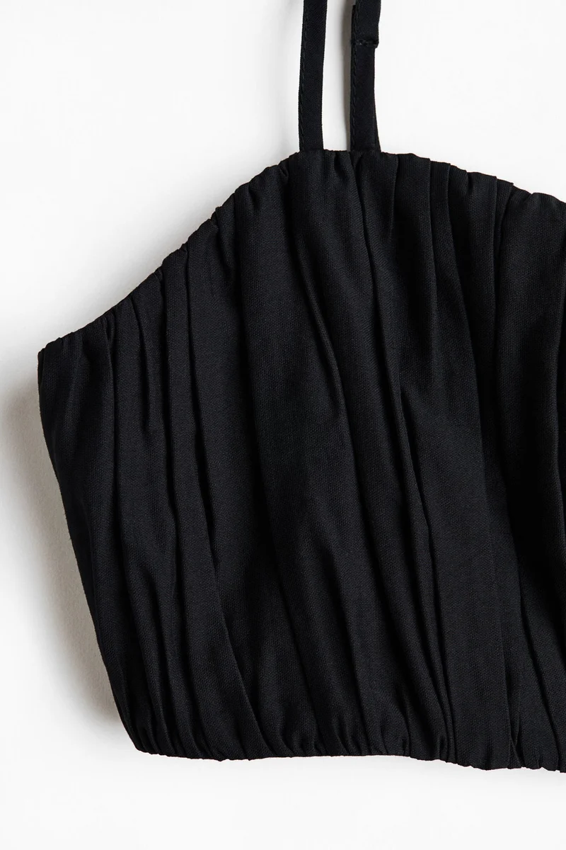 H&M Gathered crop top