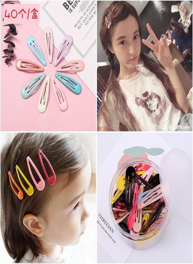 Plenteous مجموعة كبيرة من مشابك الشعر المعدنية متعددة الألوان، بلمسة نهائية غير لامعة، مانعة للانزلاق، مثالية لتصفيف شعر النساء والفتيات الصغيرات - 10 قطع، ألوان متعددة - Image 3