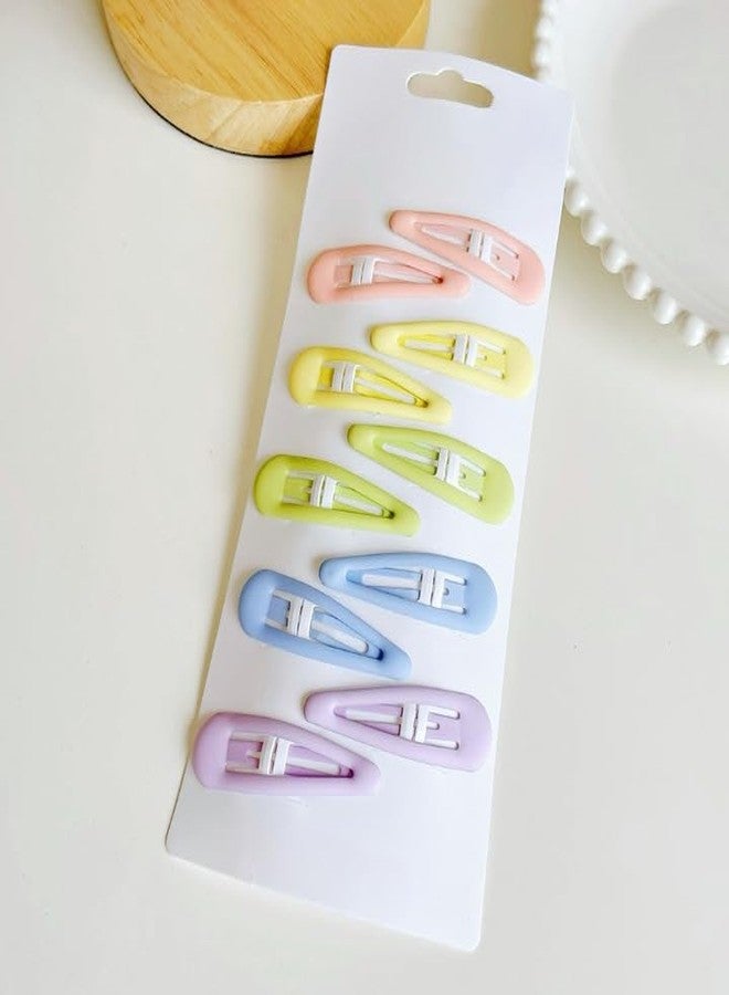 Plenteous مجموعة كبيرة من مشابك الشعر المعدنية متعددة الألوان، بلمسة نهائية غير لامعة، مانعة للانزلاق، مثالية لتصفيف شعر النساء والفتيات الصغيرات - 10 قطع، ألوان متعددة - Image 1