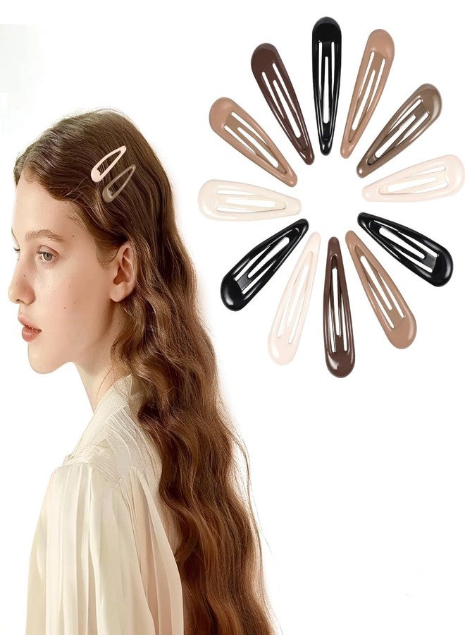 Plenteous مجموعة كبيرة من مشابك الشعر المعدنية متعددة الألوان، بلمسة نهائية غير لامعة، مانعة للانزلاق، مثالية لتصفيف شعر النساء والفتيات الصغيرات - 10 قطع، ألوان متعددة - Image 4