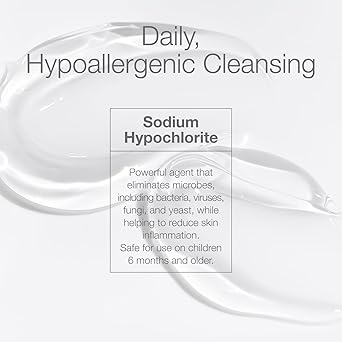 cln غسول الجسم العلاجي المطور من قبل الأطباء CLn للبشرة المعرضة للإكزيما والتهاب الجلد والطفح الجلدي والتهاب الجريبات الشعرية والشعر الناشئ ونتوءات الحلاقة وحب الشباب والعدوى 8 أونصة - Image 3