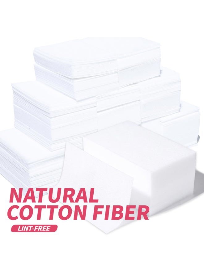 FANDAMEI Nail Polish Gel Remover Tools Kit with Nail Clips, 100ml Nail Polish Remover Bottle, 500 Nail Remover Cotton Pad, Nail Brush, Cuticle Pusher/Peeler, 100/180 Nail File,Buffer Block - Image 2