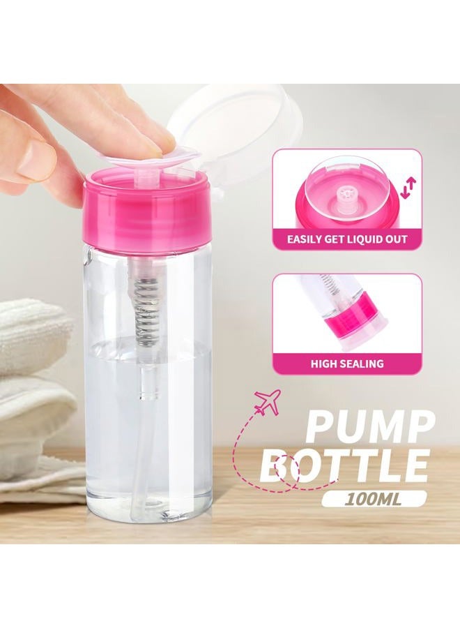 FANDAMEI Nail Polish Gel Remover Tools Kit with Nail Clips, 100ml Nail Polish Remover Bottle, 500 Nail Remover Cotton Pad, Nail Brush, Cuticle Pusher/Peeler, 100/180 Nail File,Buffer Block - Image 3