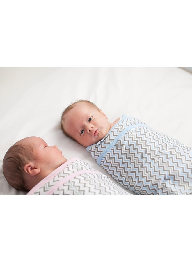 Miracle Blanket Swaddle Wrap â€“ Help Your Newborn Sleep Longer â€“ Soft & Secure Sleep Sack for Infants â€“ Easy-to-Use Swaddling Blanket for a Calm Baby (Gray Stars) - Image 2