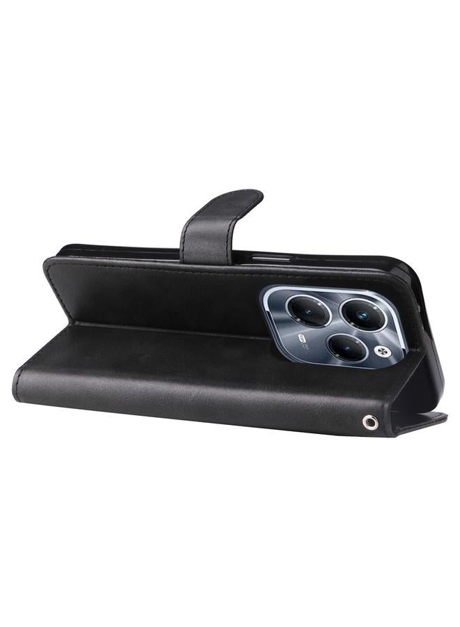 erorex Case For Infinix Hot 40 / Hot 40 Pro Fashion Calf Texture Zipper Leather Phone Case - Image 5