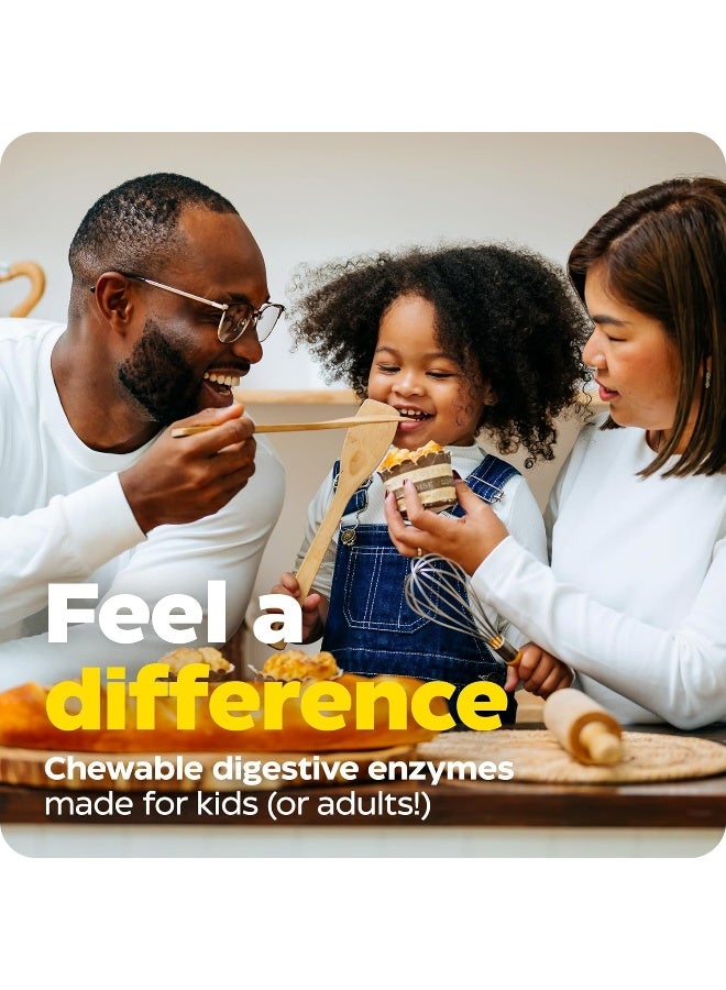 Enzymedica, Kids Digest, Chewable Digestive Enzymes, Fruit Punch, 90 Chewable Tablets - Image 5