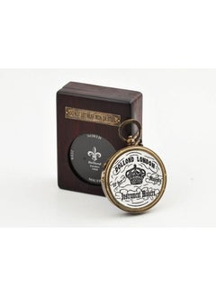 Hediyesahibi Antique Type Compass in Gift Wooden Box  - Image 3