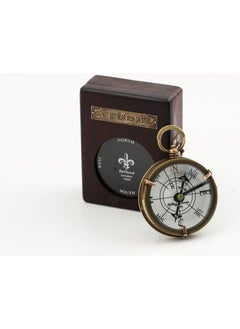 Hediyesahibi Antique Type Compass in Gift Wooden Box  - Image 2