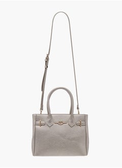 Le Confort Women Textured Tote Bag with Double Handles and Detachable Strap  - Image 2
