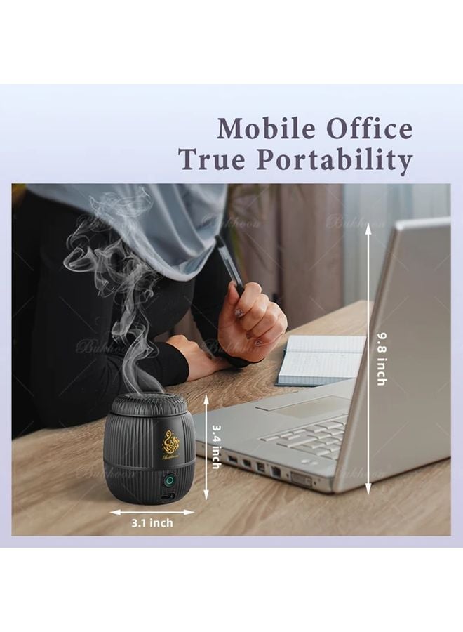 المحرقة الإلكترونية العربية السوداء شاحن عبر USB مجموعة هدايا عالية الجودة - Image 4