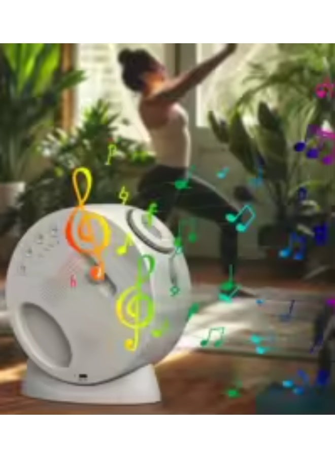 Planetarium Projector Night Light 4K HD Star with Bluetooth Function White Noise Clock for Relaxation and Sleep Aid - Image 4