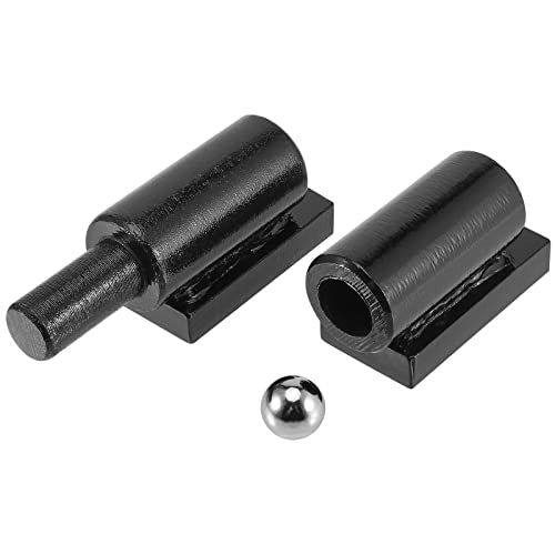 SEHOI 4 PCS 5 Inches Heavy Duty Barrel Gate Hinge, Iron Barrel Style Door Hinge, Trailer Ramp Gate Hinges for Heavy Swing Gates and Doors, 450lb Capacity, Weld On Install - Image 3