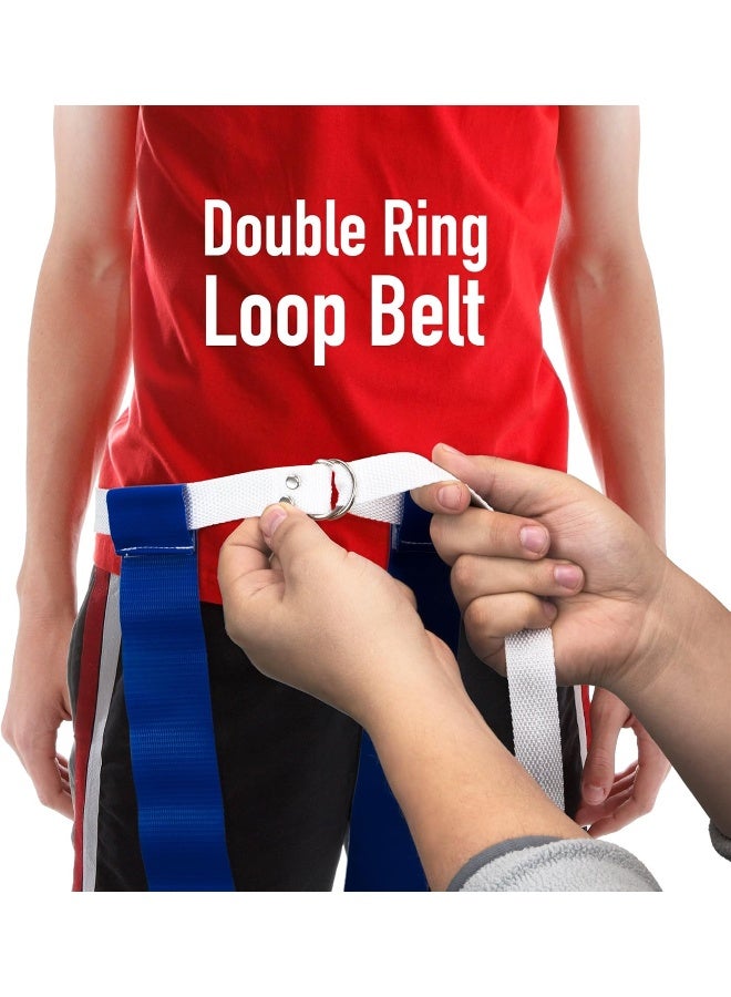 Crown Sporting Goods Flag Football Belt & Flags – Includes 1 Belt with 2 Flags, Accessories for Flag & Touch Games, Practices, & Training by Crown Sporting Goods (Yellow)  - Image 3