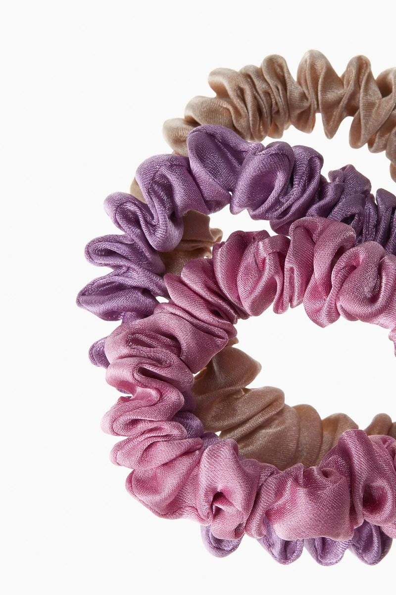 H&M 3-pack silk scrunchies