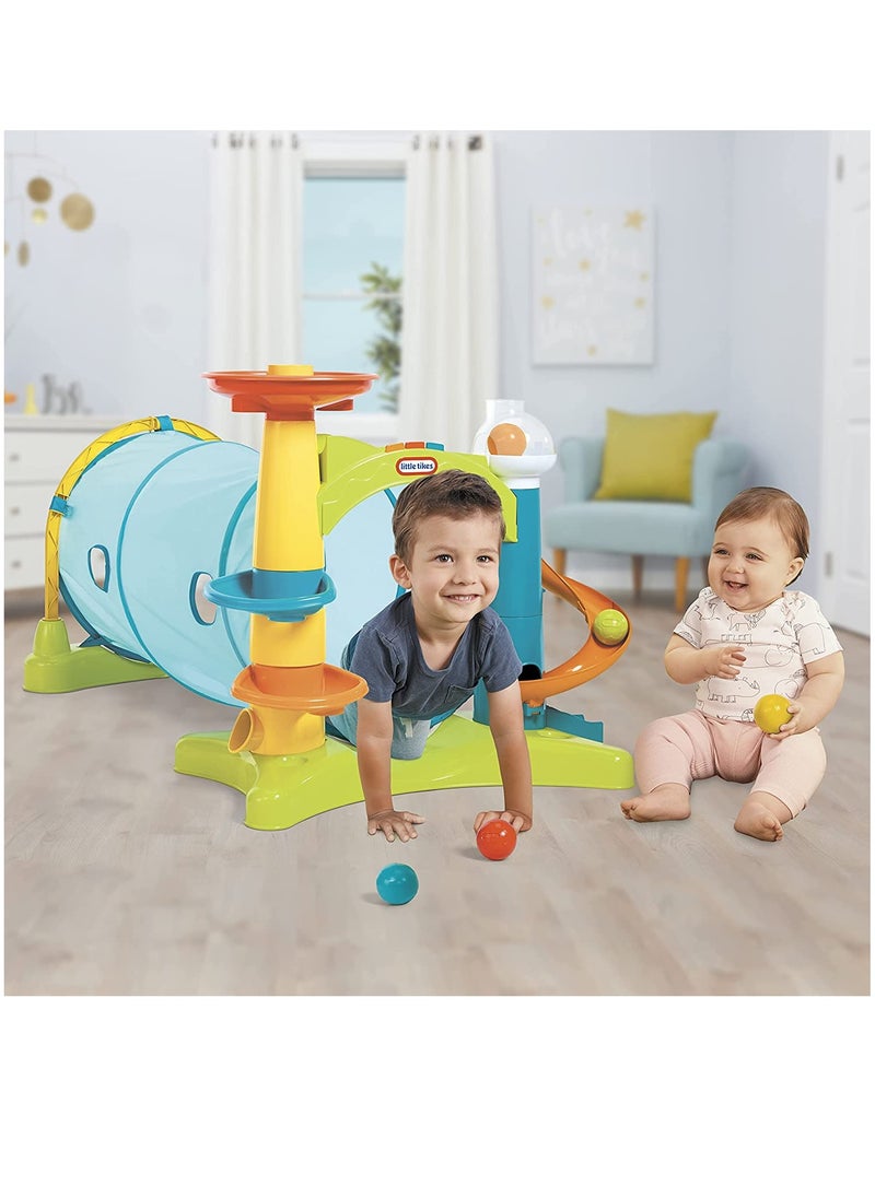 little tikes - Learn & Play 2-in-1 Activity Tunnel with Ball Drop - Image 1
