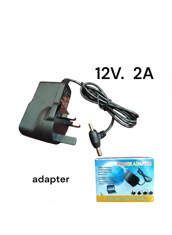 باور Power 12v 2a Ac Dc Power Adapter Charger With Uk Plug ukplug