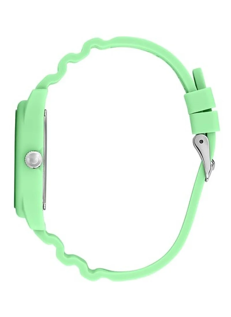 Sector H2O Men's Analog Watch - Multicolour Matt Dial, 41mm Stainless Steel Case, Green Silicone Strap, Quartz, 50M Water Resistant - R3251318009