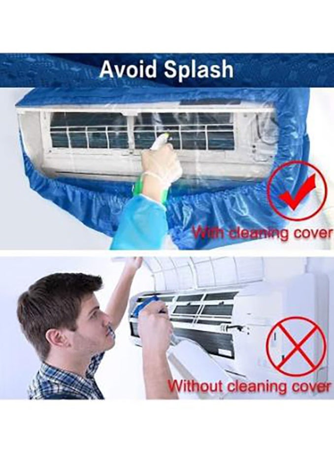 Bukela Air Conditioner Cleaning Cover Dust Washing Bag for large size 2P-3P Wall Mounted AC Service with pipe - Image 2