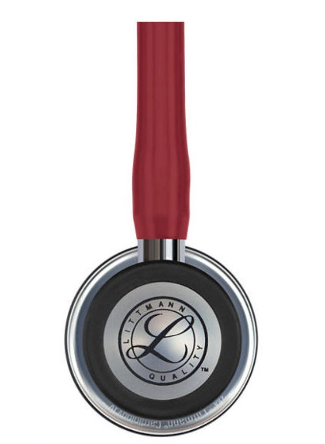 ثري أم ليتمان سماعة طبية من نوع 3M Littmann، مخصصة لأمراض القلب من النوع الرابع، أنبوب أحمر بطول 27 بوصة، رأس سماعة أسود، 6170 - Image 3