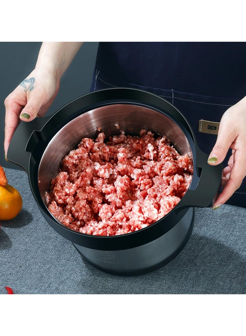 Electric Meat Grinder and Food Processor Stainless Steel 6L with Overheat Protection, Meat Vegetable Chopper and Fruit Blender, Power 1200W 3 Speeds  - Image 5