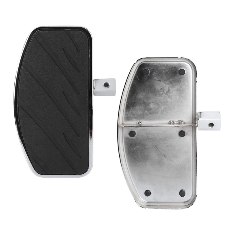 Motorcycle Foot Pegs: High-Quality Metal And Rubber Construction - Extra Foot Space For Comfortable Ride Direct Replacement Footrests for Honda Magna VF250 VF750 1994-2013 - Image 5