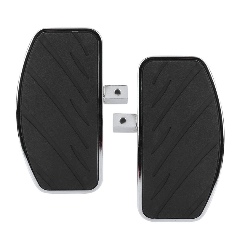 Motorcycle Foot Pegs: High-Quality Metal And Rubber Construction - Extra Foot Space For Comfortable Ride Direct Replacement Footrests for Honda Magna VF250 VF750 1994-2013 - Image 1