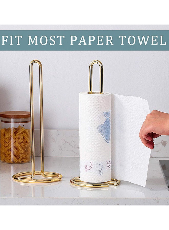 NIBEMINENT Kitchen Roll Holder Gold 32x13x3.6cm - Image 3