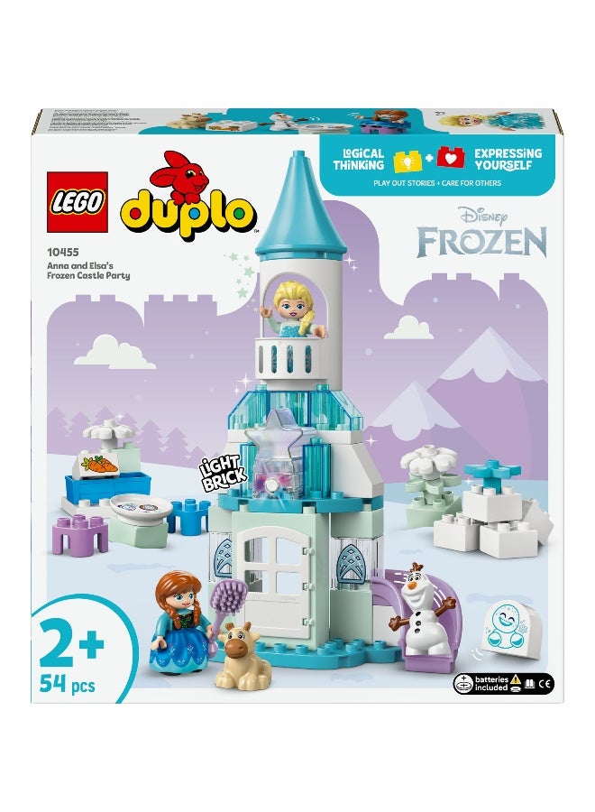 LEGO LEGO DUPLO Disney Anna and Elsa’s Frozen Castle Party 10455 Building Set (54 Pieces)  - Image 2