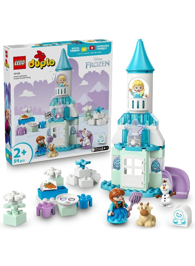 LEGO LEGO DUPLO Disney Anna and Elsa’s Frozen Castle Party 10455 Building Set (54 Pieces)  - Image 1