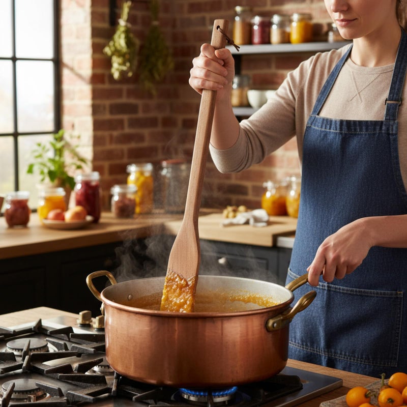 FillTouch 28 Inch Long Wooden Paddle for Cooking Acacia Flat Wooden Spatula Crawfish Paddle Stir Mixing Seafood Boil Pot Cooking Spatula for Crawfish Boil Pot Seafood Camping Restaurants - Image 2