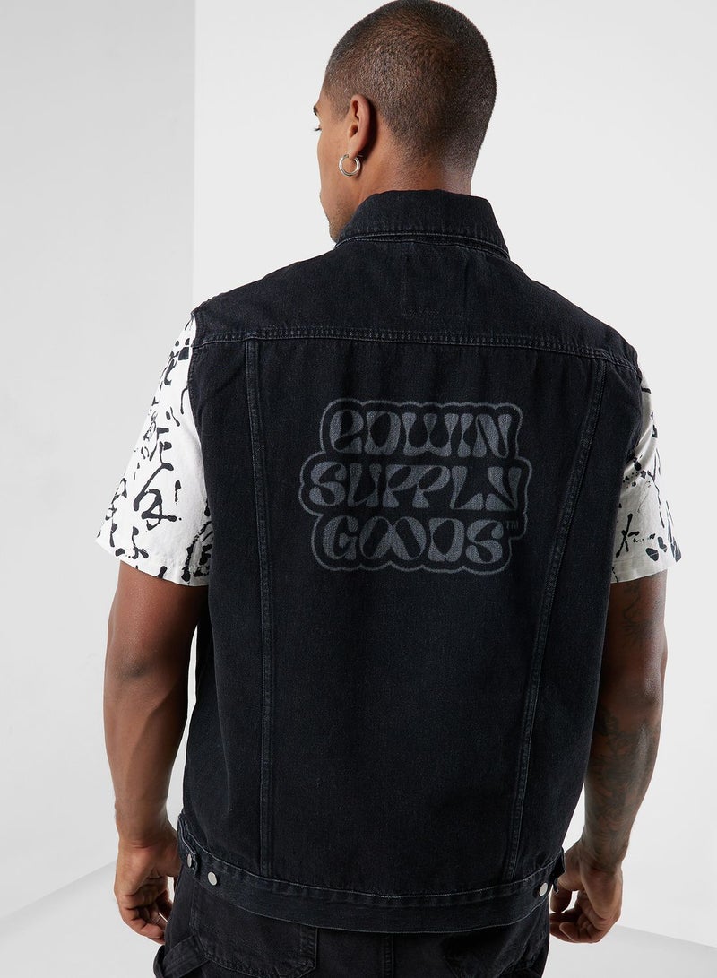 Edwin Jolien Vest Jacket - Image 2