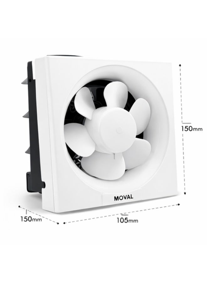 Moval 250mm Wall Exhaust Fan 40W Pure Copper 720 Air Volume 48dBA 220-240V - Image 1