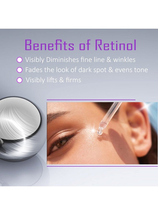 الجذر الوردي مصل الوجه ريتينول 1% للتجاعيد والبقع الداكنة، تجديد وإعادة ضبط البشرة، مصل مضاد للشيخوخة، إصلاح البشرة، علاج ليلي، العناية بالبشرة النظيفة، الخطوط الدقيقة (ريتينول 30 مل) - Image 2
