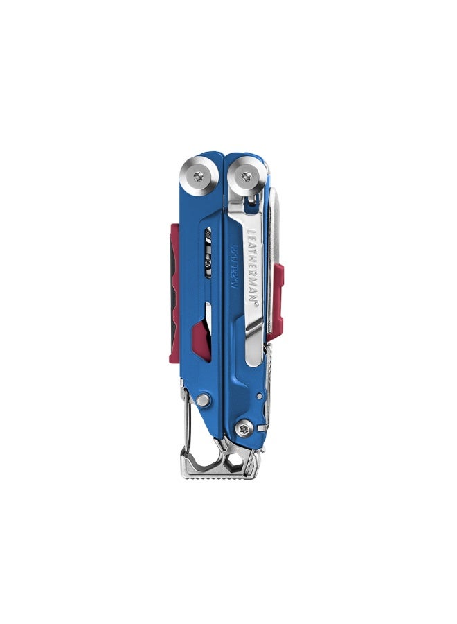 LEATHERMAN أداة متعددة الاستخدامات ليثيرمان سيجنال فاير زرقاء لمعدات البقاء في الهواء الطلق والتخييم - Image 3