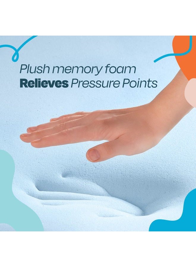 LINENSPA 2 Inch Gel Infused Memory Foam Mattress Topper, Queen, 2 Inch - Image 3