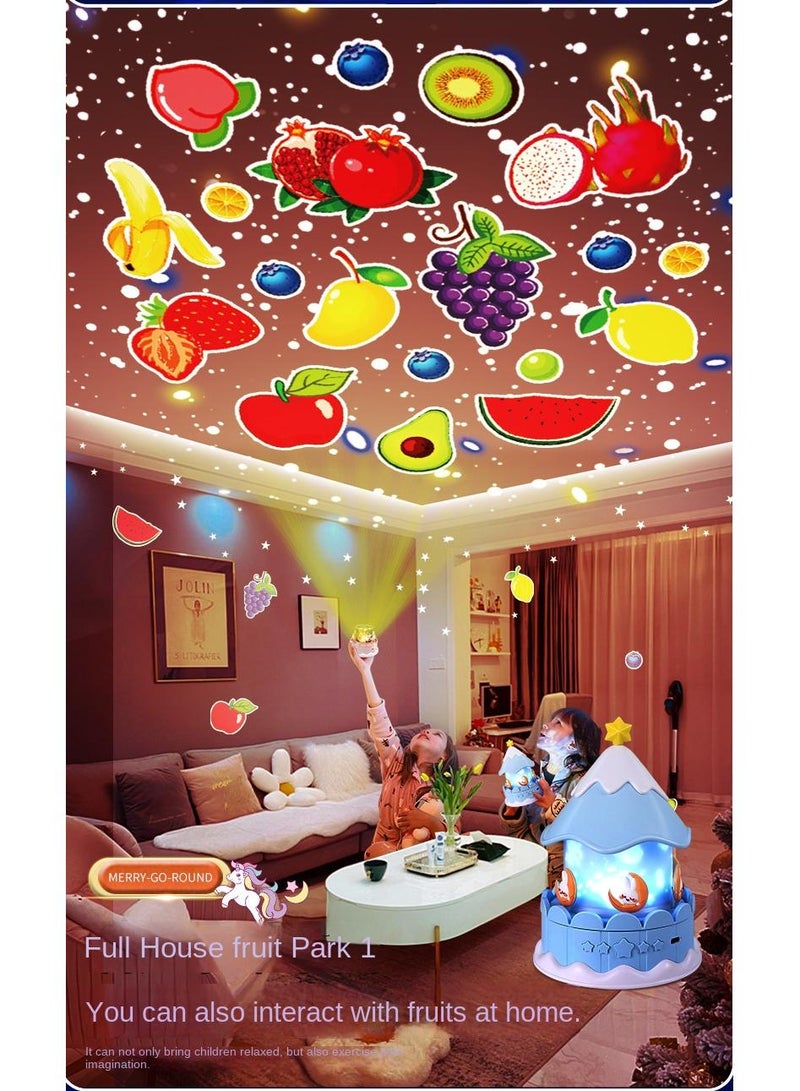 General Carousel Projection Light Gift Music Box Starry Sky Light  - Image 2