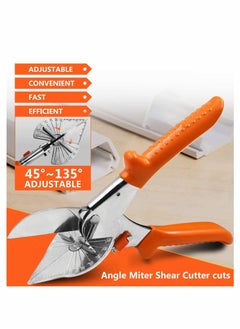 Y&D Miter Shear, Multi Angle Shear Cutter Cutting Tool Cuts 45 to 135 Degree Snips Tool, Best Utility Scissors for Small Jobs and DIY Projects  - Image 2